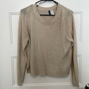 Cream knit sweater